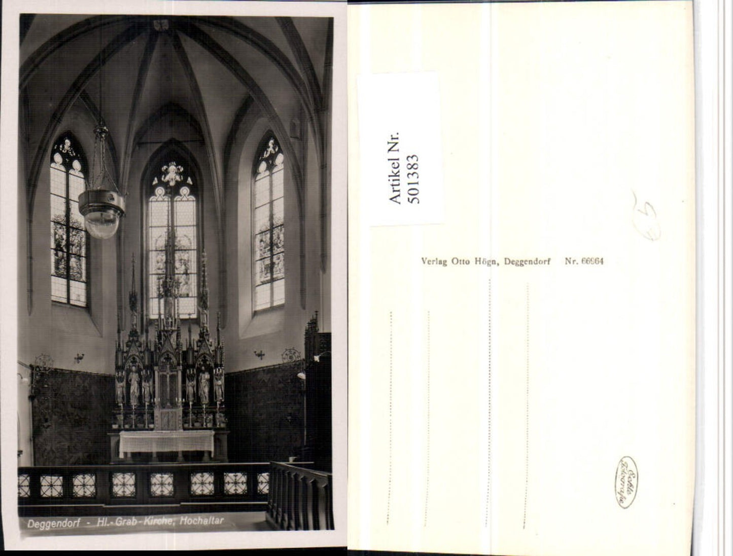 501383,Deggendorf Hl.-Grab-Kirche Hochaltar