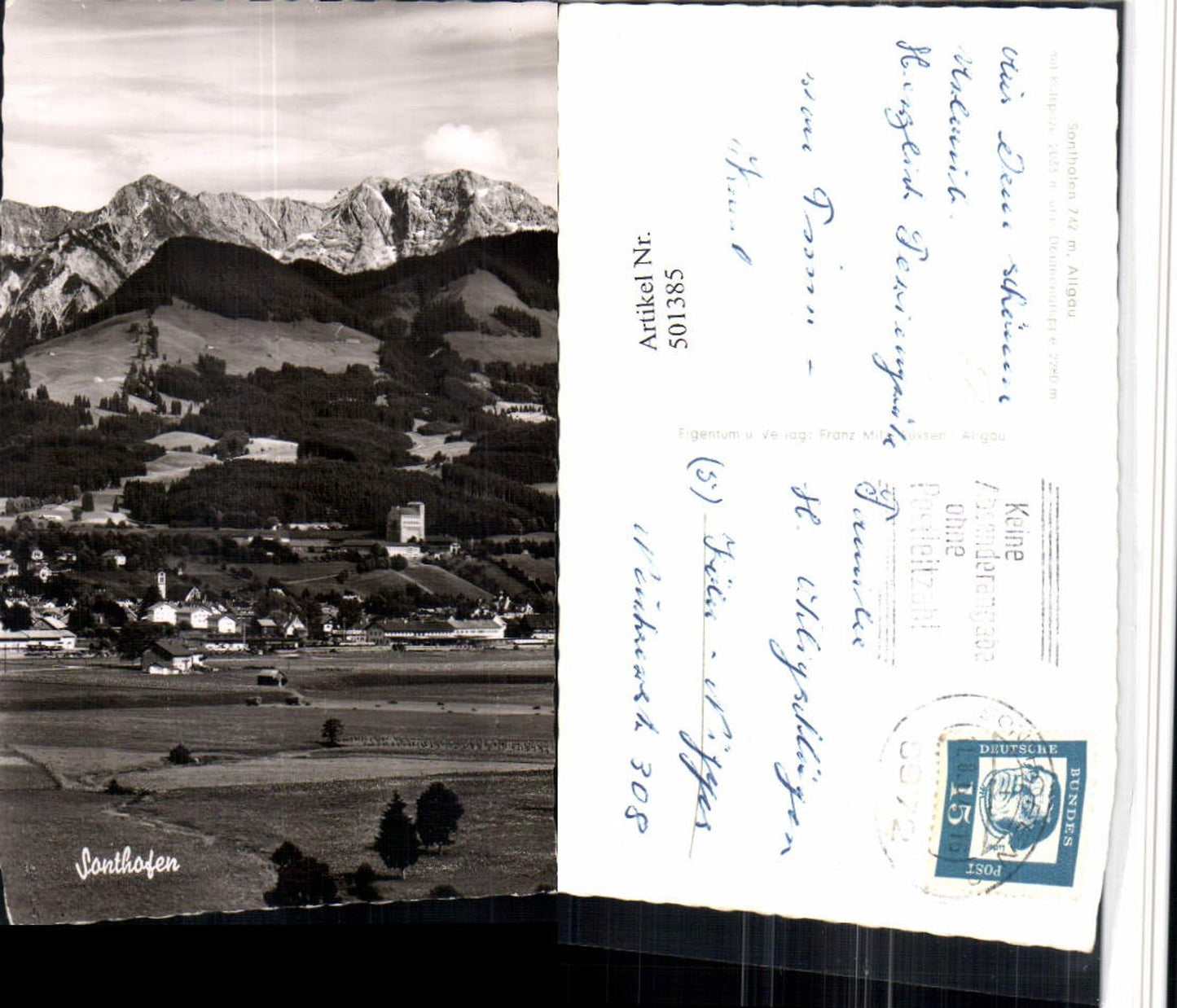 501385, Sonthofen Total mountain scenery