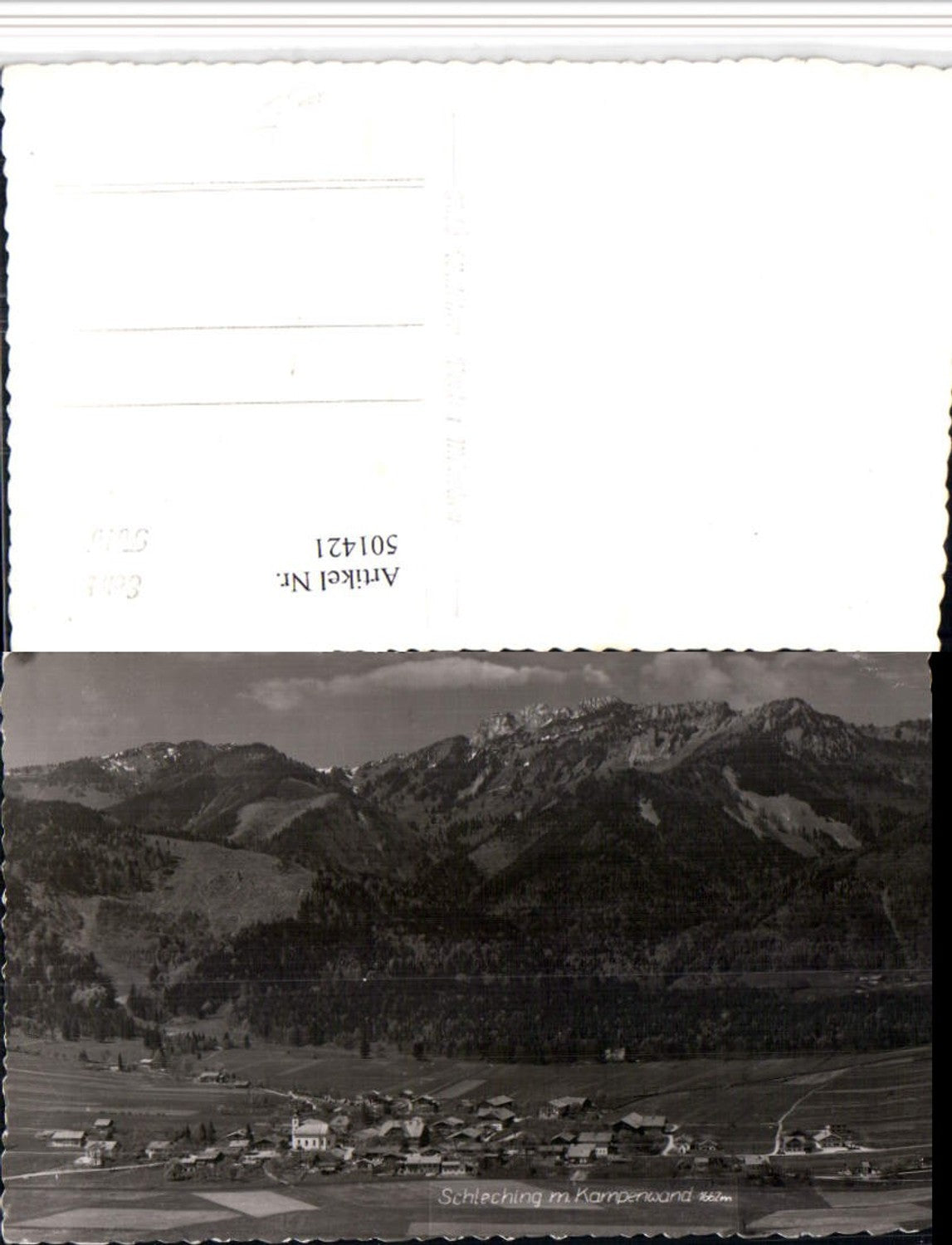 501421,Schleching Totale m. Kampenwand Bergkulisse