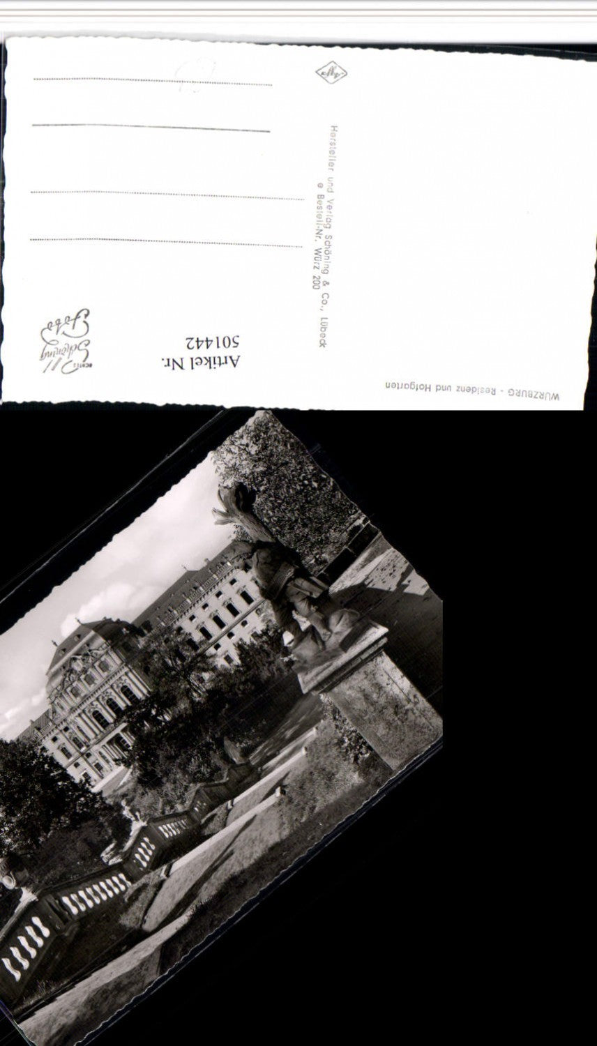 501442,Würzburg Residenz u. Hofgarten