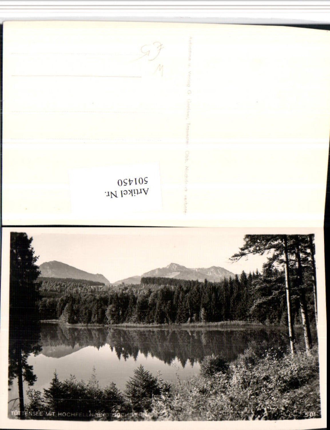 501450,Tüttensee See b. Grabenstätt m. Hochfelln Bergkulisse