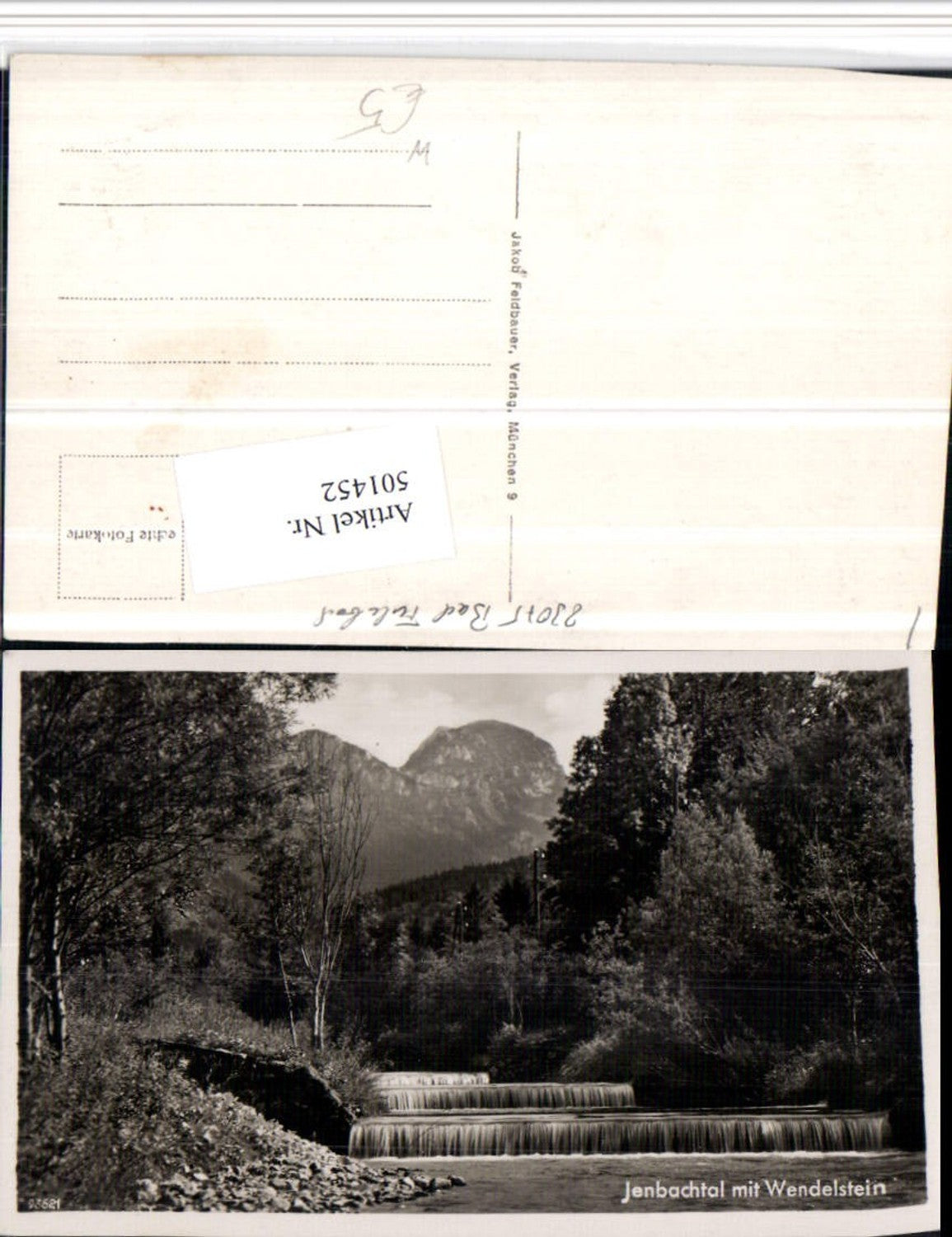 501452,Jenbachtal b. Bad Feilnbach m. Wendelstein Wehr