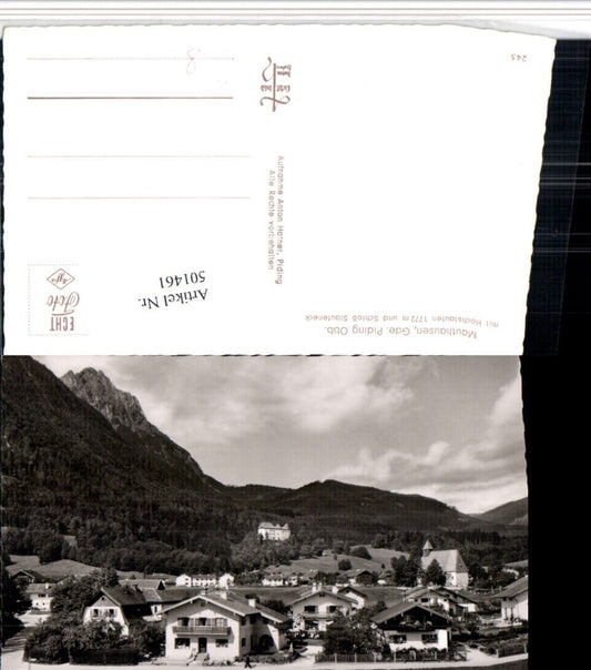 501461,Mauthausen b. Piding Teilansicht m. Hochstaufen