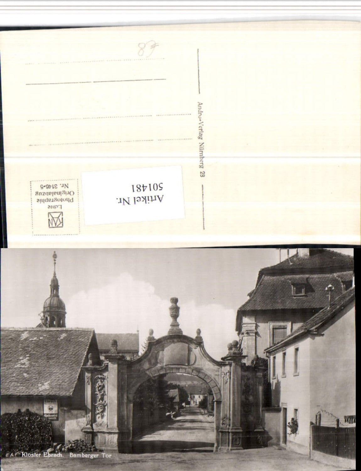 501481,Kloster Ebrach Bamberger Tor