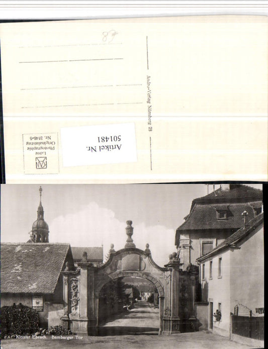 501481,Kloster Ebrach Bamberger Tor