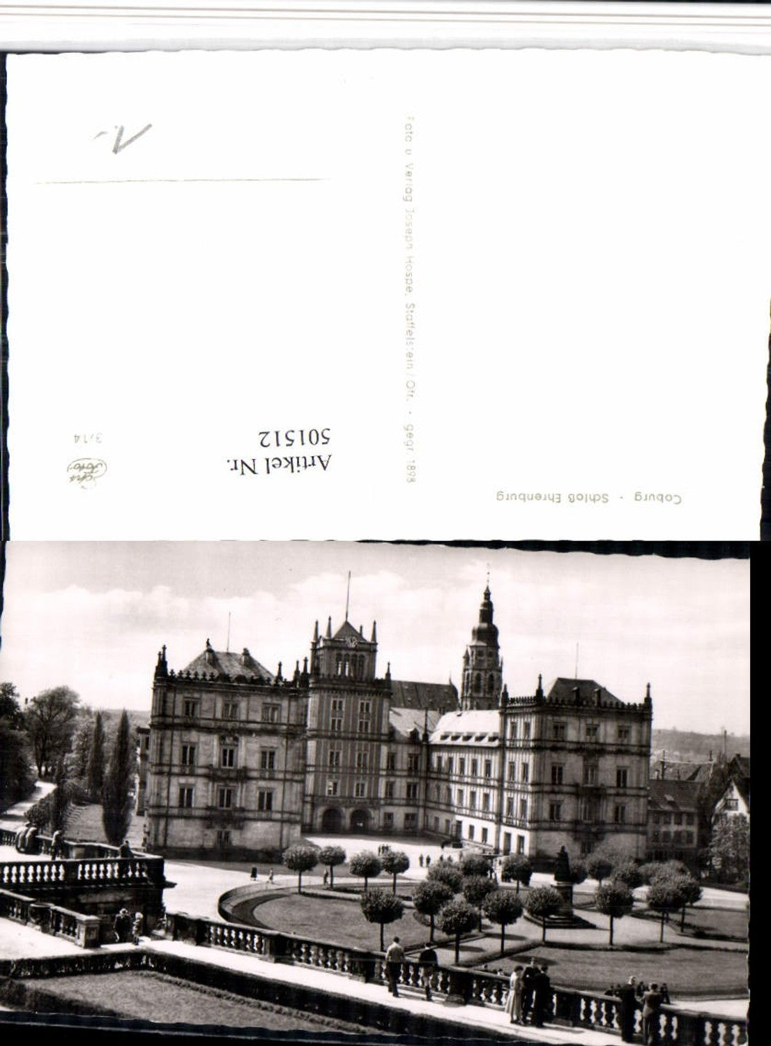 501512,Coburg Schloss Ehrenburg