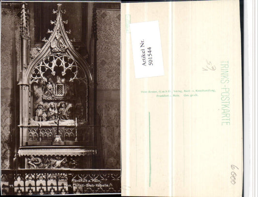 501544,Frankfurt am Main Dom Christi-Grab-Kapelle Altar pub Trinks