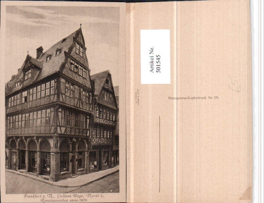 501545,Frankfurt am Main Goldene Wage Renaissancebau