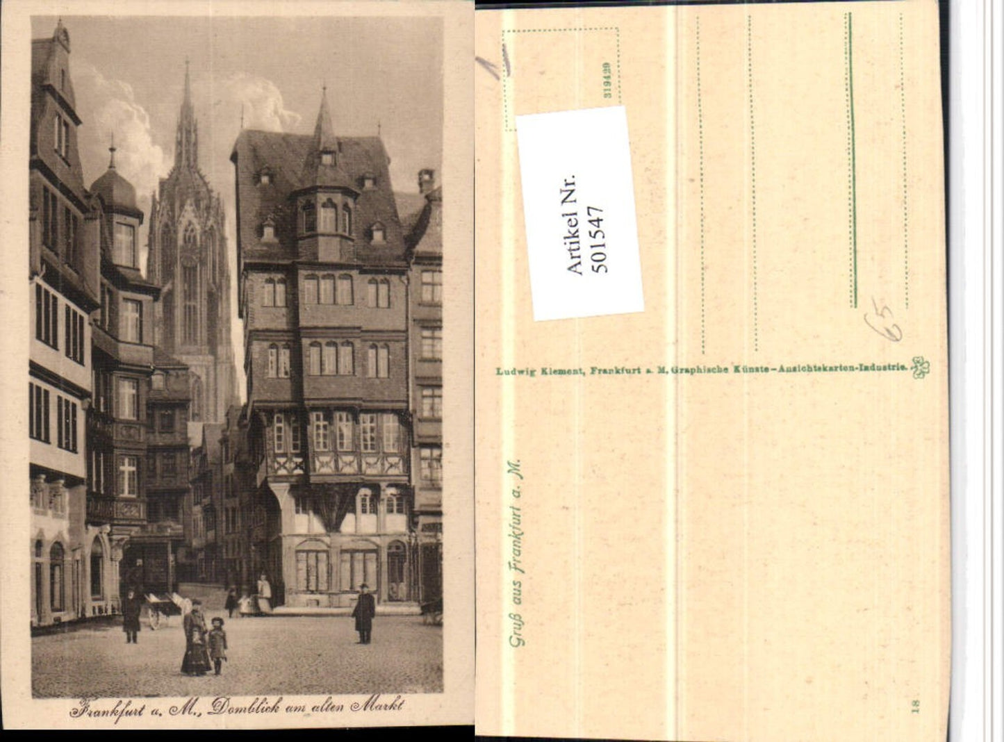 501547,Frankfurt am Main Domblick am alten Markt