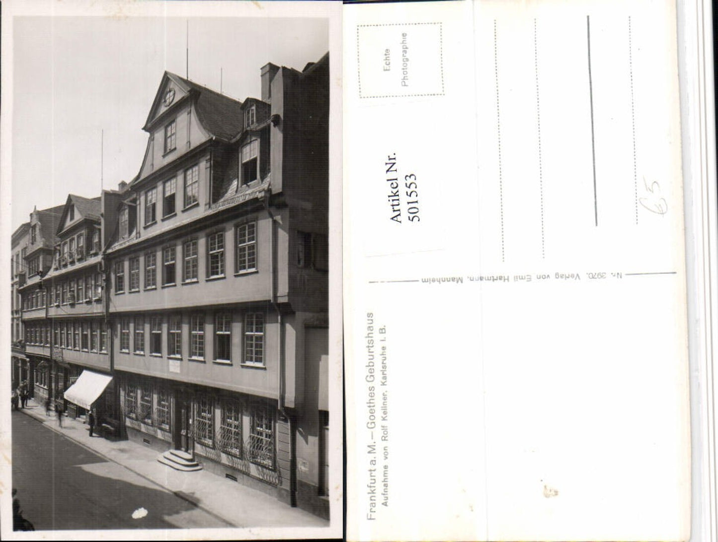 501553,Frankfurt am Main Goethes Geburtshaus