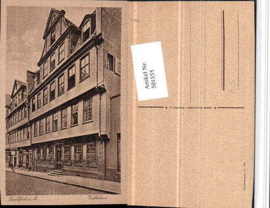 501555,Frankfurt am Main Goethehaus Gebäude