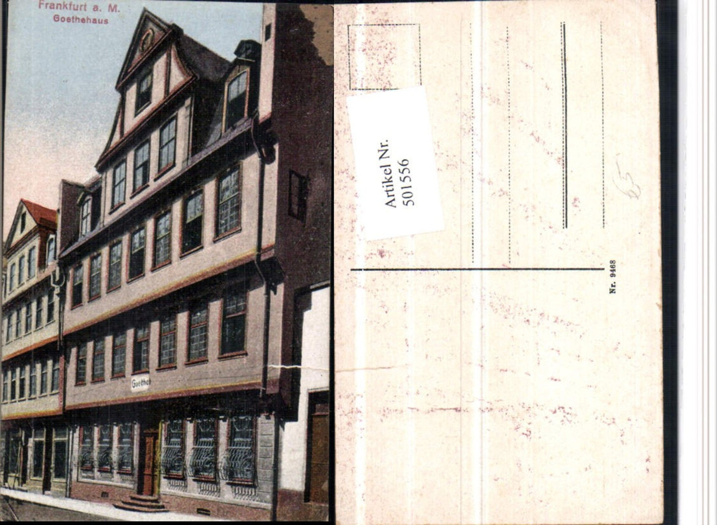 501556,Frankfurt am Main Goethehaus Gebäude