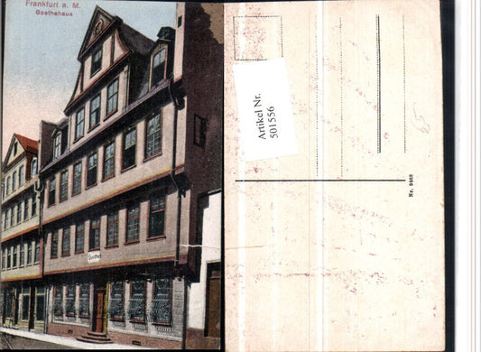 501556,Frankfurt am Main Goethehaus Gebäude