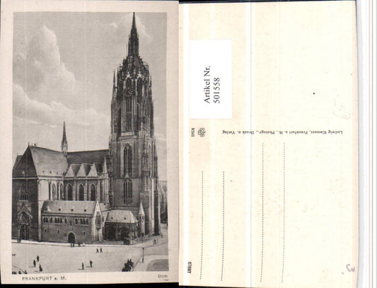 501558,Frankfurt am Main Dom Kirche
