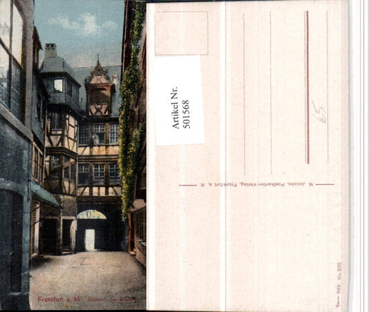 501568,Frankfurt am Main Höfchen im Römer Motiv