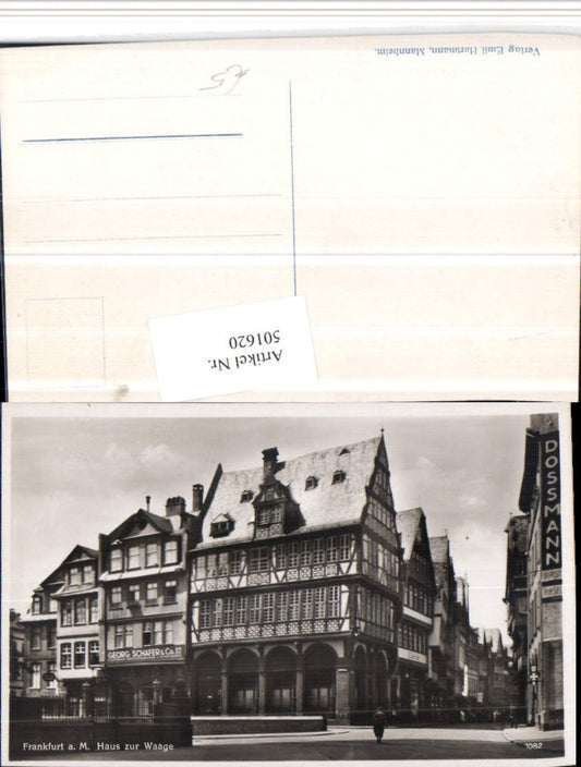 501620,Frankfurt am Main Haus zur Waage Straßenansicht