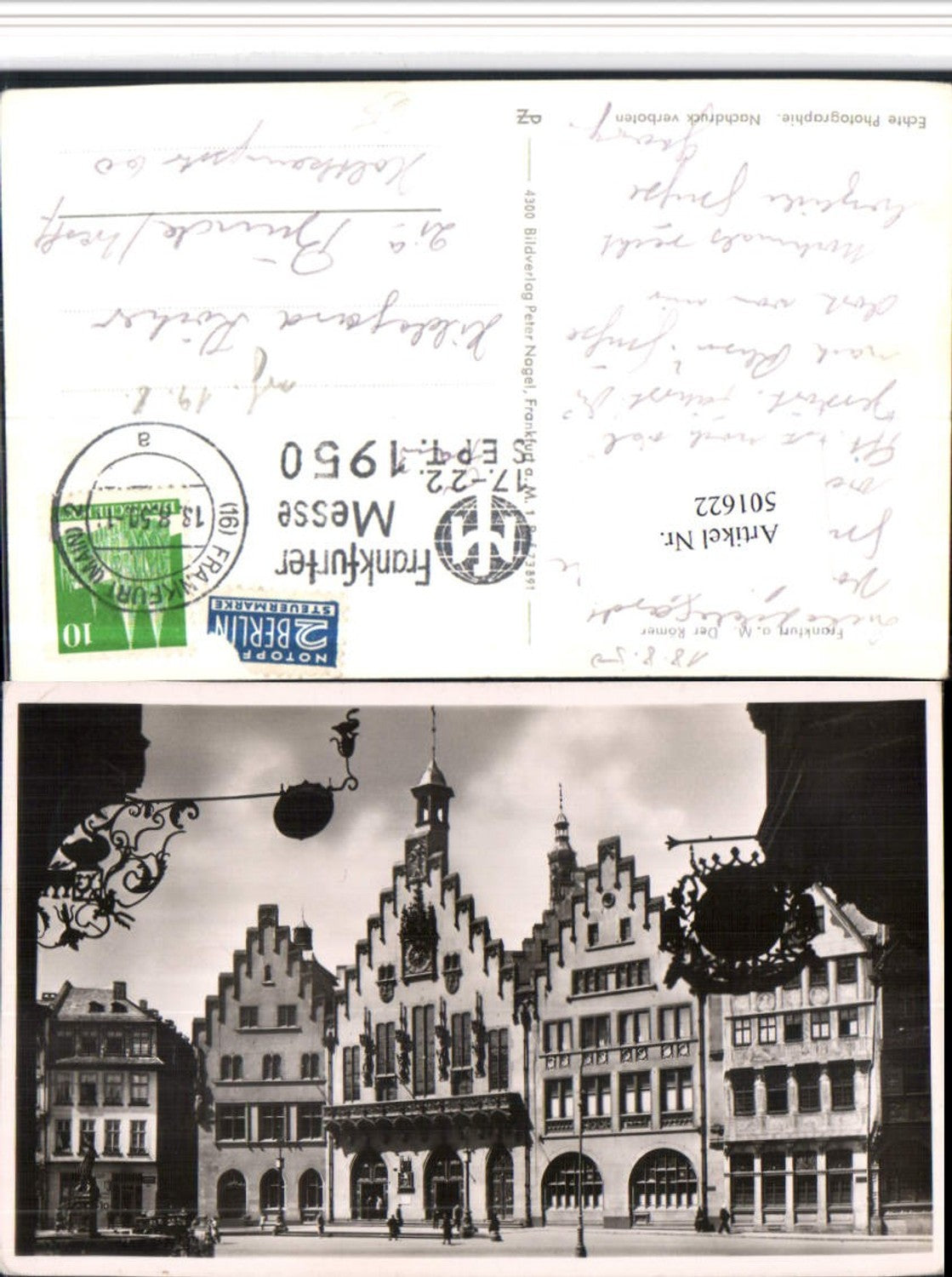 501622,Frankfurt am Main Römer Häuser Brunnen