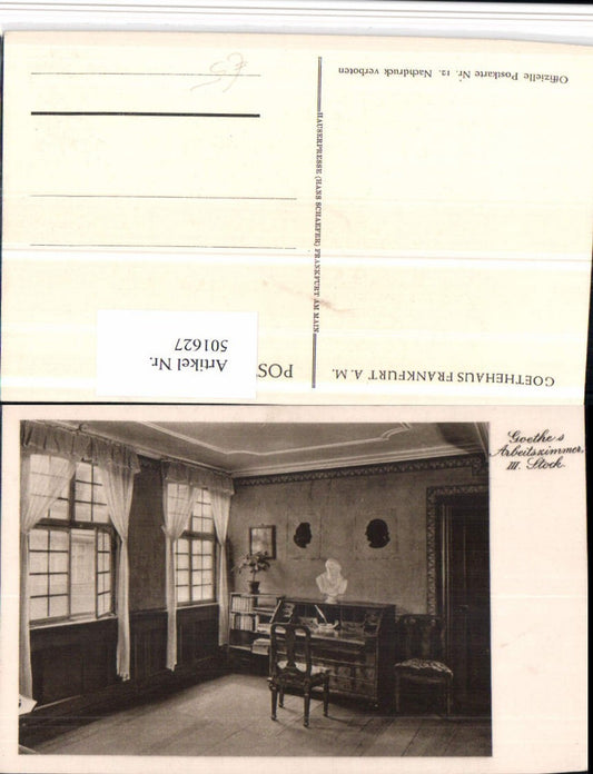 501627,Frankfurt am Main Goethehaus Arbeitszimmer