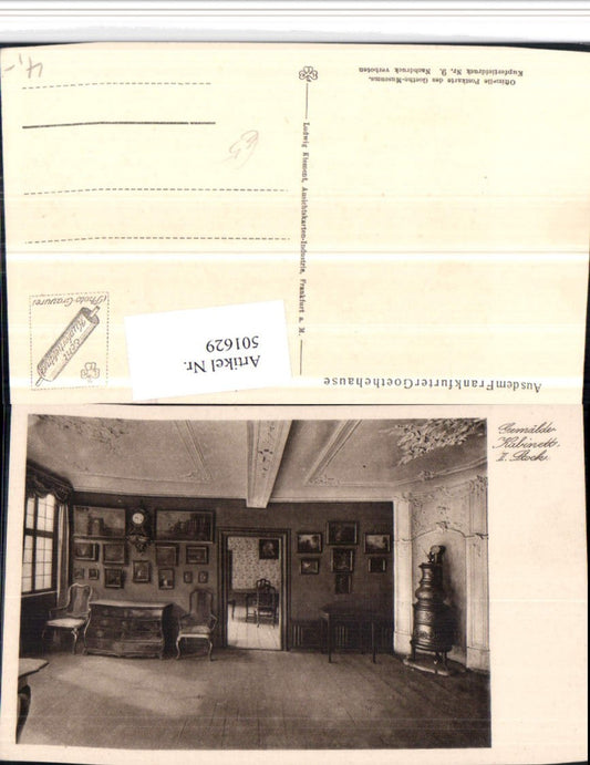 501629,Frankfurt am Main Goethehaus Gemälde-Kabinett