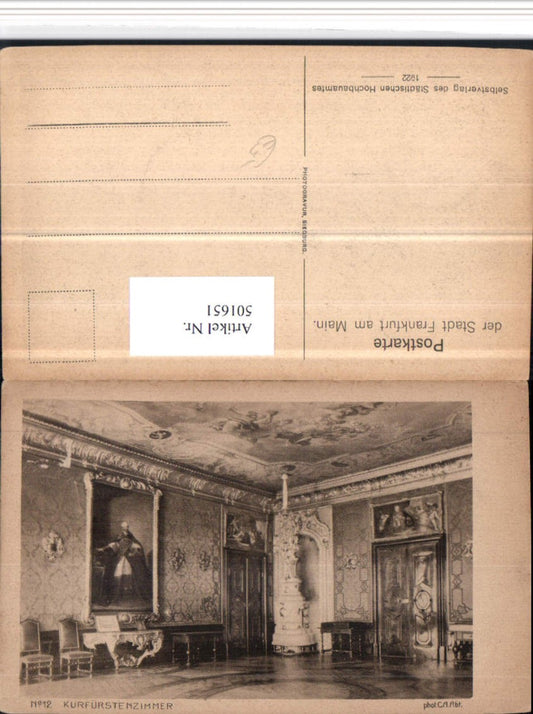 501651,Frankfurt am Main Kurfürstenzimmer Innenansicht