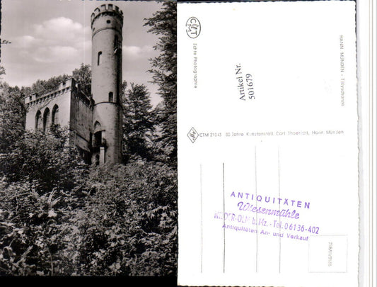 501679,Hannoversch Münden Tillyschanze Turm