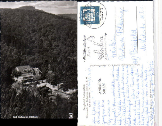 501680,Bad Sachsa im Südharz Berghotel Katzenstein m. Ravensberg