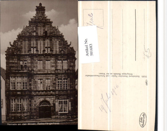 501683,Hameln an d. Weser Rattenfängerhaus Gebäude