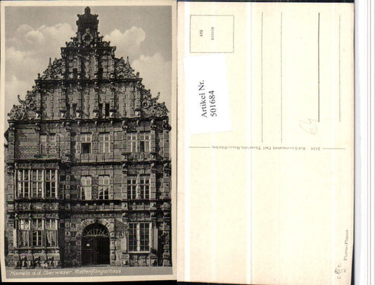 501684,Hameln an d. Weser Rattenfängerhaus Gebäude