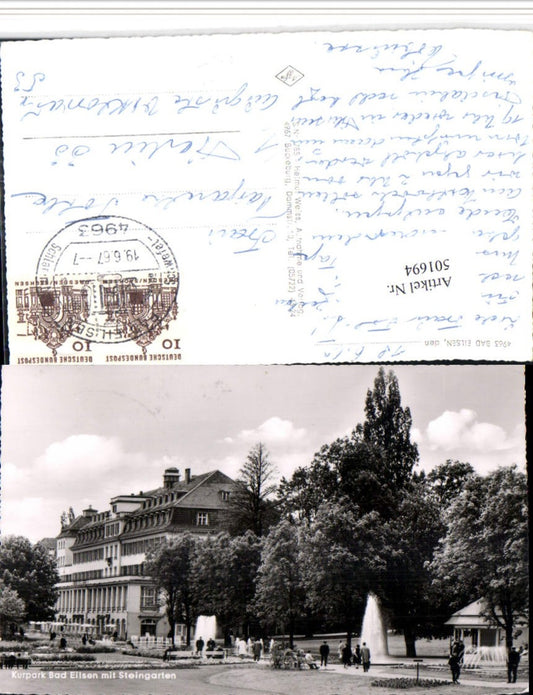 501694,Bad Eilsen Kurpark m. Steingarten