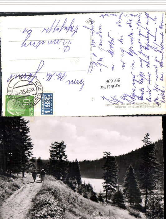 501696,Clausthal-Zellerfeld Unterer Spiegeltaler Teich Wegpartie