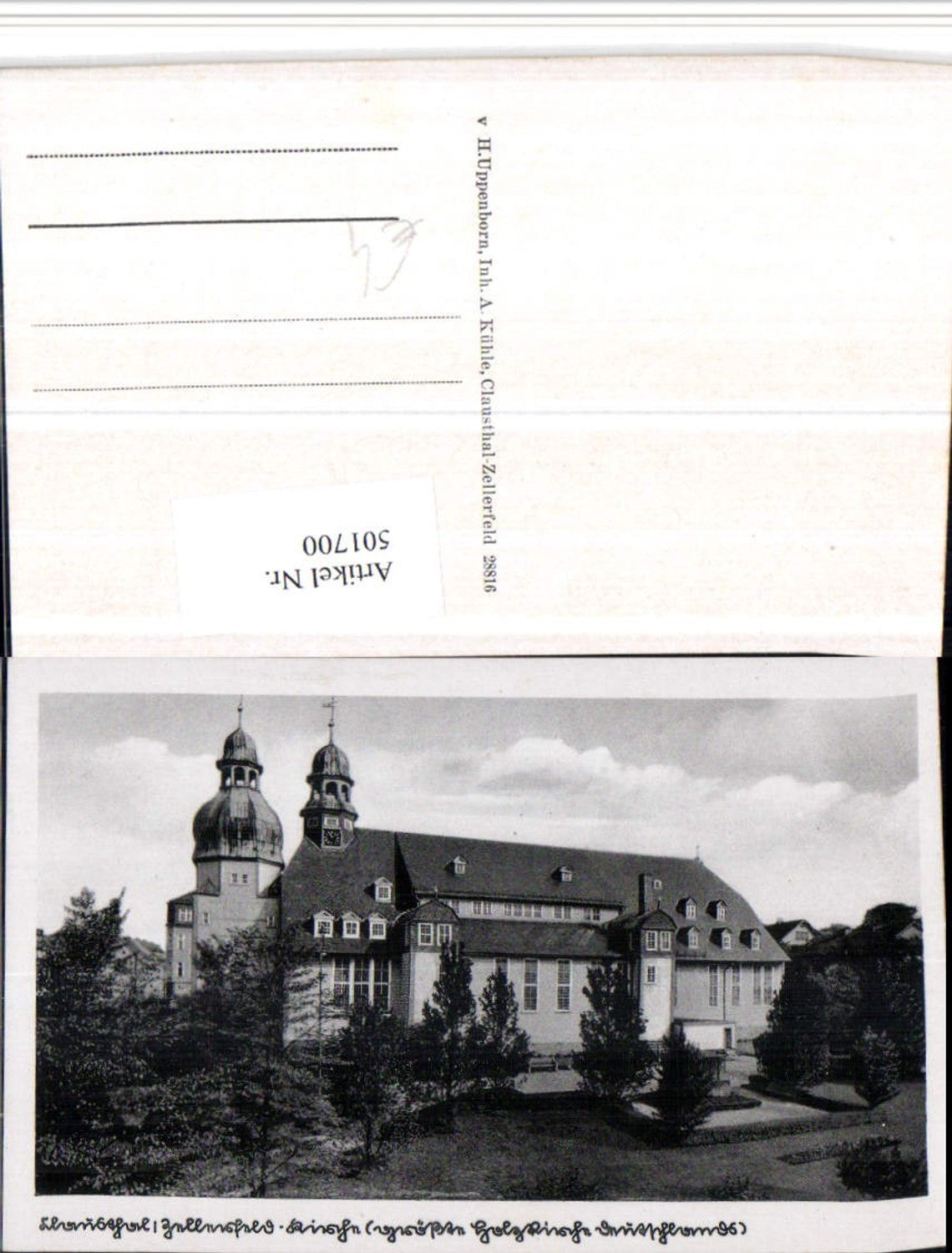 501700,Clausthal-Zellerfeld Kirche Holzkirche