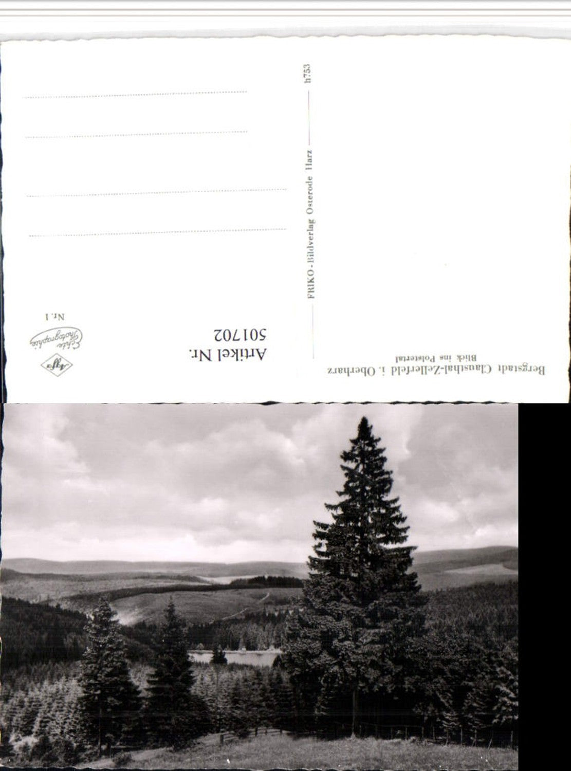 501702,Clausthal-Zellerfeld im Oberharz Blick ins Polstertal