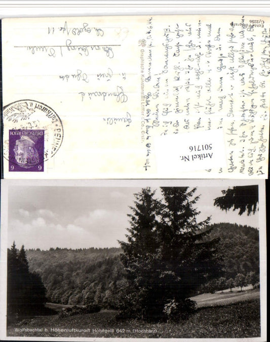 501716,Wolfsbachtal b. Hohegeiß Braunlage Landschaft