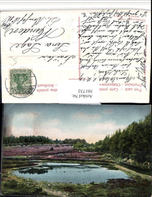 501732,Lüneburger Heide Wilsede Dorfteich b. Bispingen