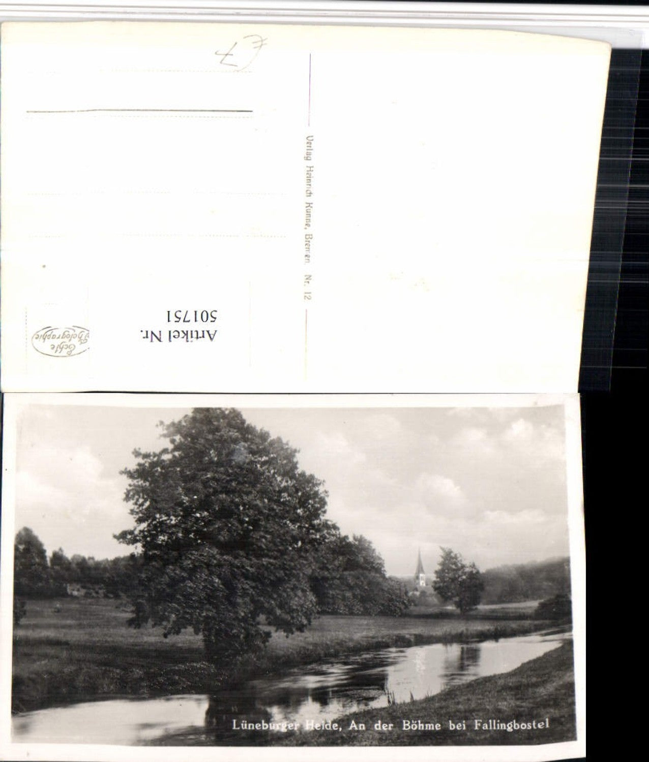 501751,Lüneburger Heide An der Böhme b. Fallingbostel Kirche