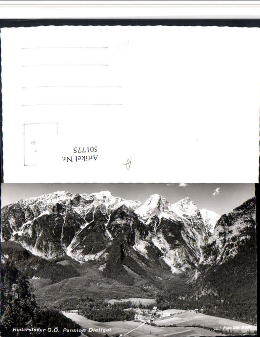 501775,Hinterstoder Pension Dietlgut Bergkulisse