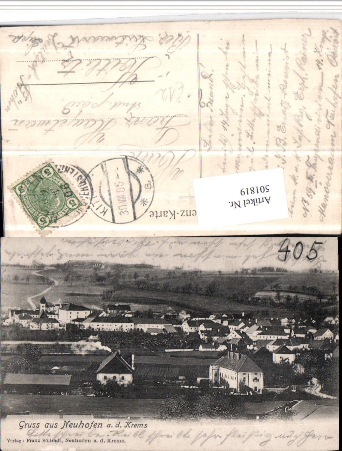 501819,Gruß aus Neuhofen an d. Krems Totale