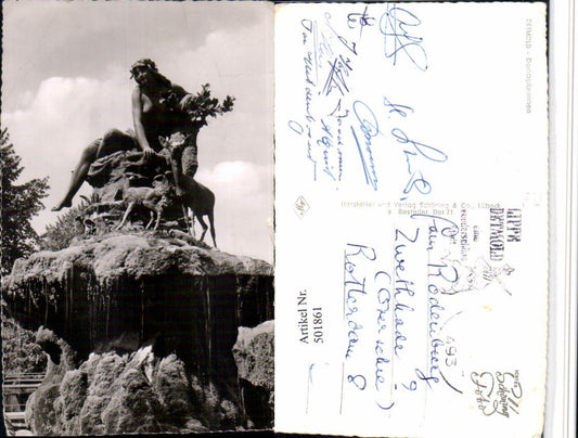 501861,Detmold Donopbrunnen Brunnen Statue