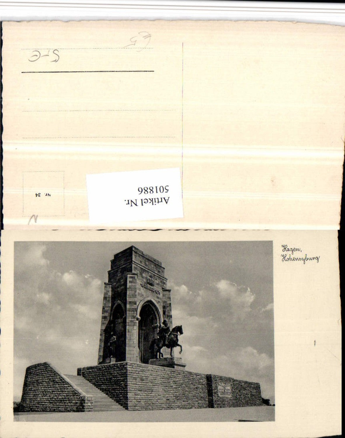 501886,Hagen Hohensyburg b. Dortmund Monument