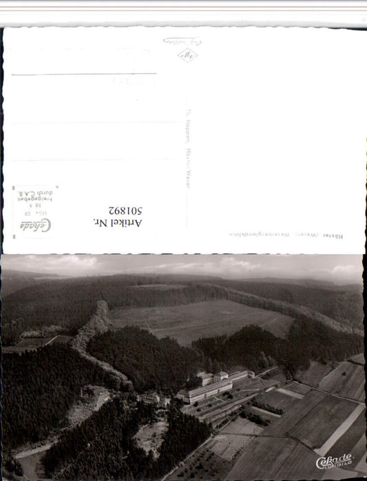 501892,Höxter Weserberglandklinik Klinik Fliegeraufnahme