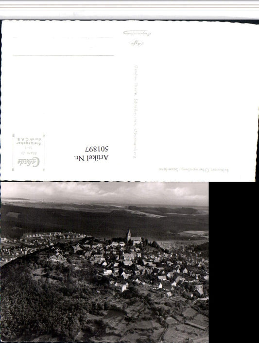 501897,Obermarsberg im Sauerland b. Marsberg Totale Fliegeraufnahme