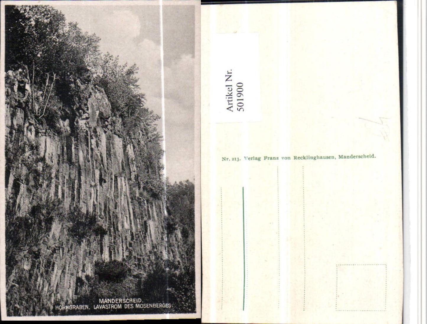 501900,Manderscheid Horngraben Lavastrom des Mosenberges Felswand