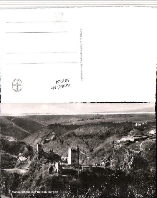 501924,Manderscheid m. Beiden Burgen