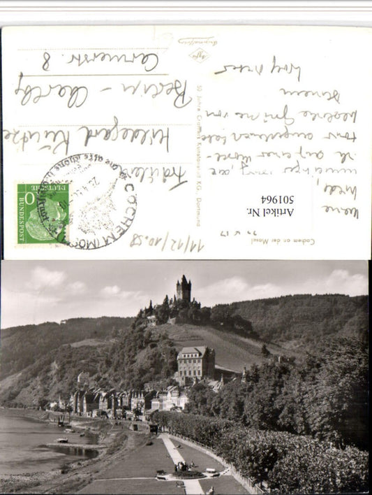 501964,Cochem an d. Mosel Teilansicht m. Burg
