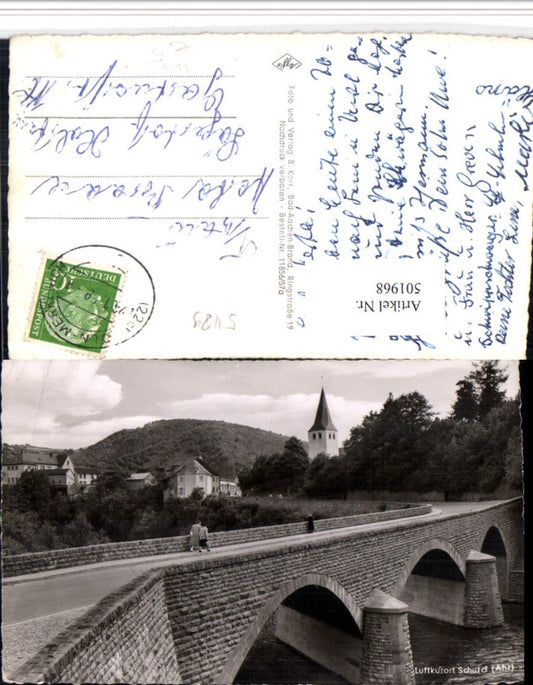 501968,Schuld an d. Ahr Brücke Kirchenturm