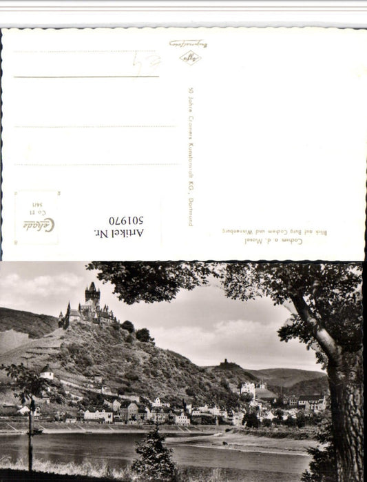 501970,Cochem an d. Mosel Totale m. Burg u. Winnenburg