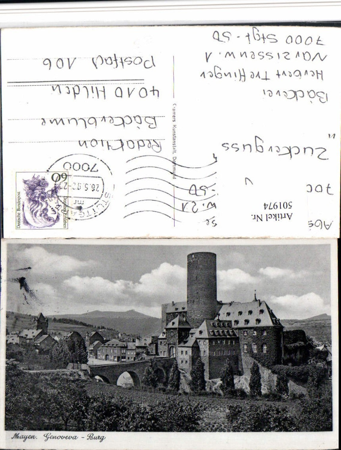 501974,Mayen Genoveva-Burg Brücke Turm