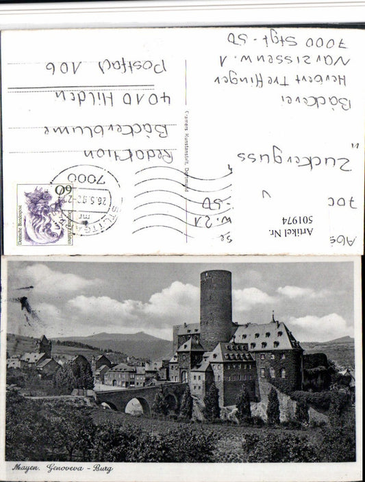 501974,Mayen Genoveva-Burg Brücke Turm