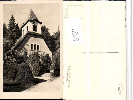 501982,Oberbärenburg im Erzgebirge b. Altenberg Waldkapelle Kapelle