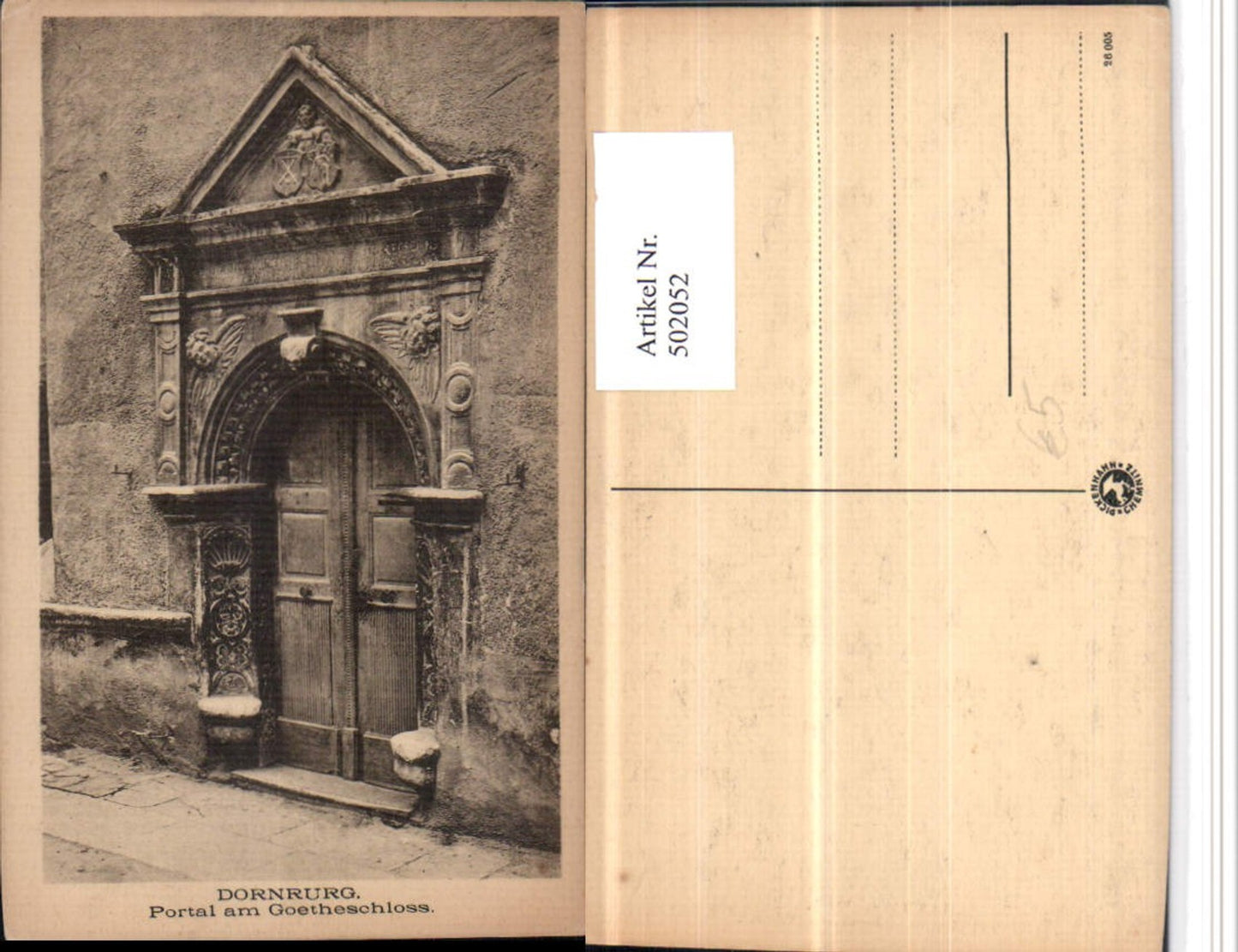 502052, Dornburg Portal at Goethe Castle